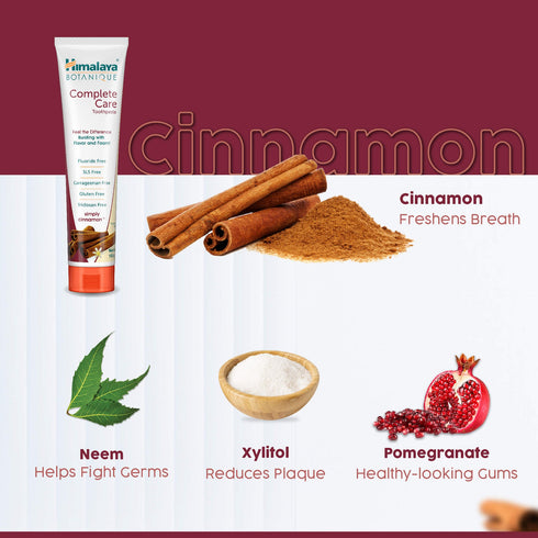 Himalaya Botanique Complete Care Toothpaste |Simply Cinnamon